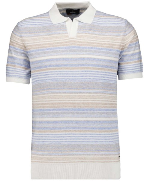 Strick-Pullover Kurzarm, Resortkragen