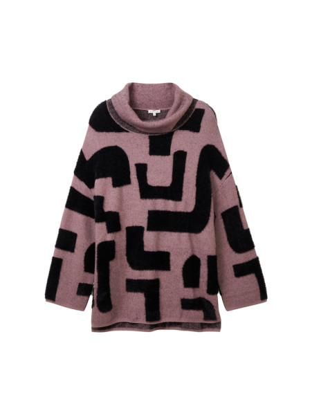 Plus - Strickpullover mit Rollkragen