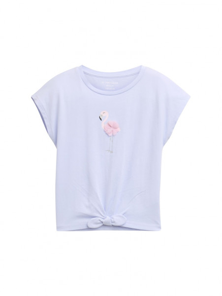 T-Shirt mit Knoten-Detail