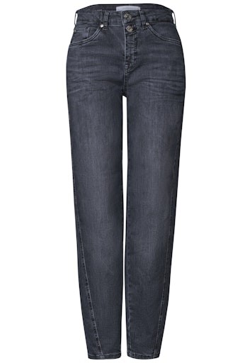 High Waist Barrel Leg Jeans im Loose Fit