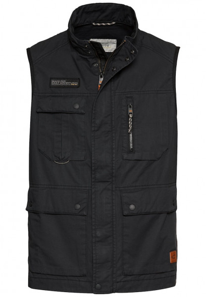 Outdoor-Weste mit Stehkragen