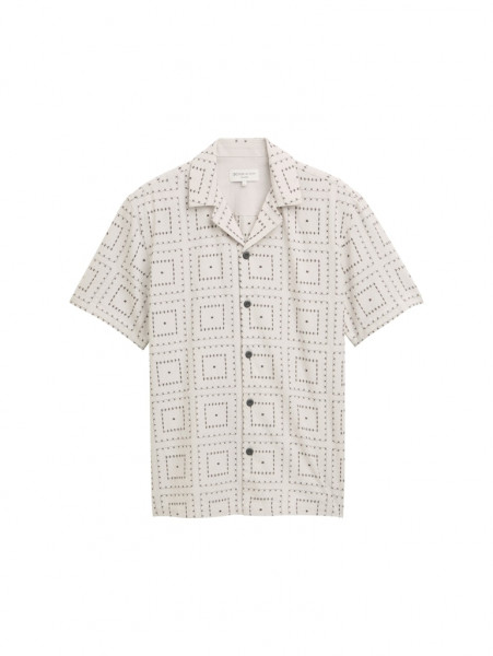 Relaxed Fit Kurzarmhemd mit Muster
