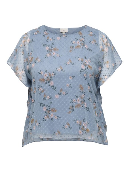CARSIGRID S/S O-NECK TOP AOP