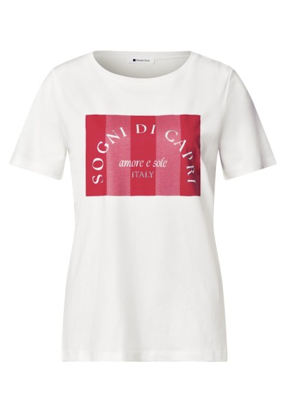 T-Shirt mit Rundhals und Print