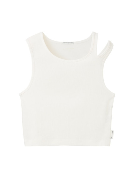 Cropped Top mit Bio-Baumwolle