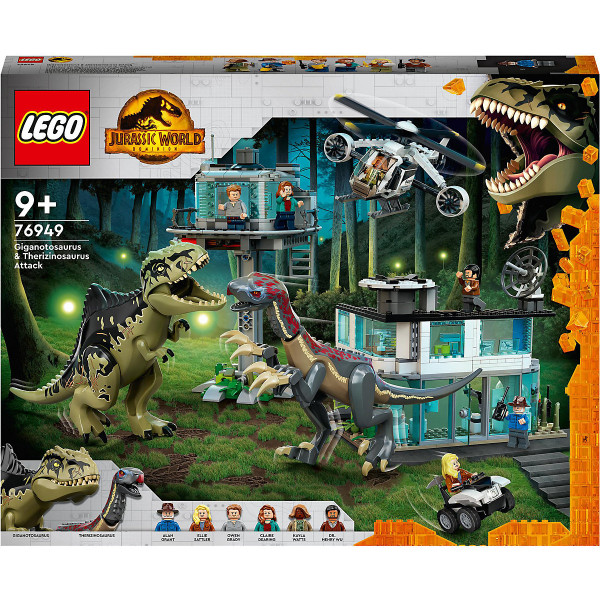 LEGO® Jurassic World 76949 Giganotosaurus &amp; Therizinosaurus Angriff