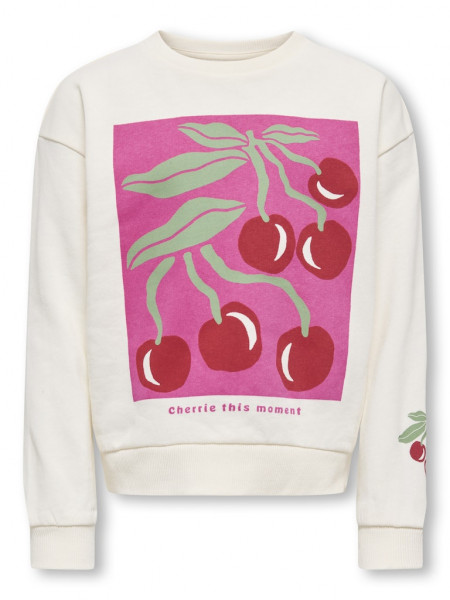 KMGARTSY L/S LOOSE O-NECK PRINTED UB SWT