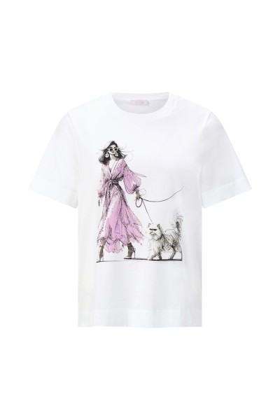 Easy Fit T-Shirt Woman and Cat