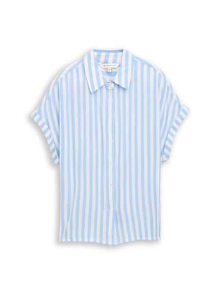 Loose Fit Bluse mit Streifen