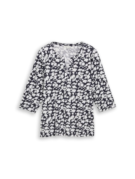 Plus Size - Langarmshirt mit Muster