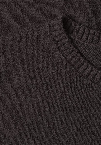 Ärmelloser Pullover mit Rundhals