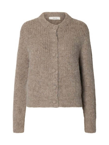 SLWGABRIELLA LS BUTTON CARDIGAN NOOS