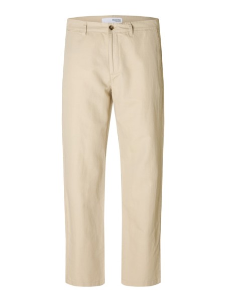 SLH196-STRAIGHT MILES LINEN BLEND PANT