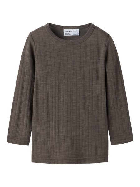 NMMWANG WOOL NEEDLE LS TOP SOLID NOOS