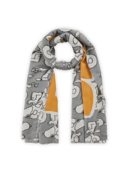 Weicher Peanuts? Schal mit Peanutsmotiv