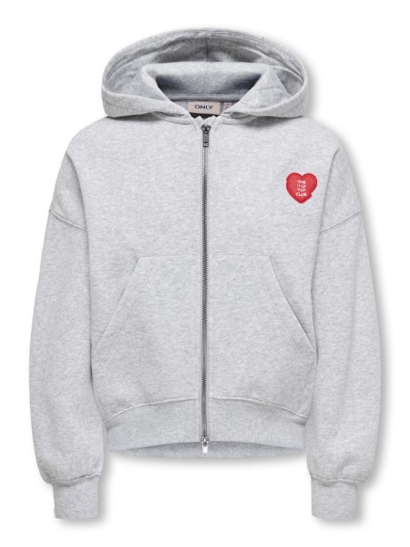 KOGEVISA L/S ZIP HOOD OVS SWT