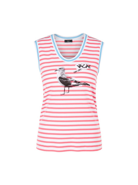 Top mit Vogelapplikation