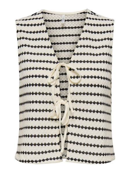 ONLEVA S/L SHORT STRIPE VEST JRS