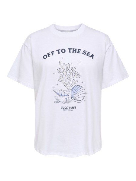 ONLCELINE PRINT S/S TOP JRS