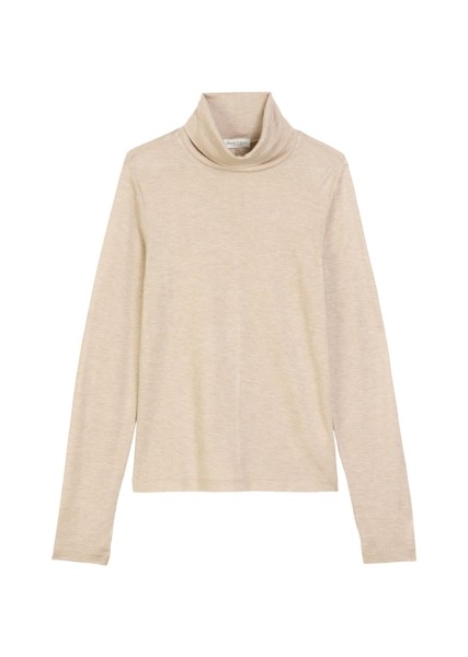 Rollkragen-Longsleeve regular