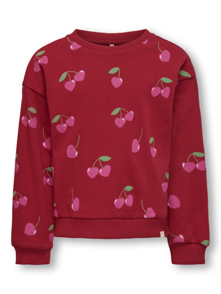 KMGARTSY L/S LOOSE O-NECK PRINTED UB SWT