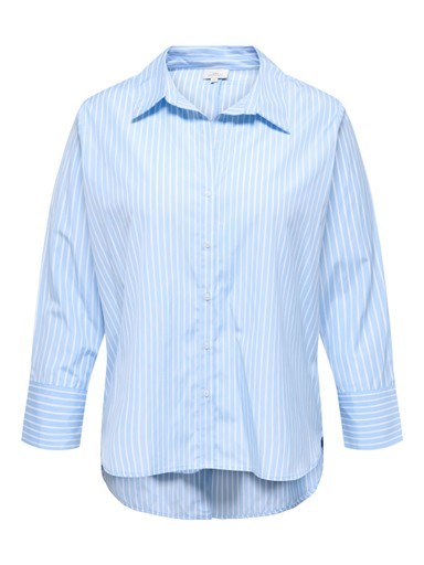 CAROREGON ALVA LS BACK BTN SHIRT WVN
