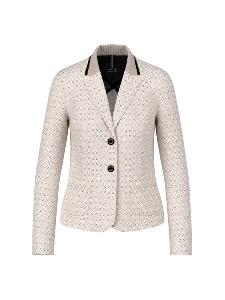 Bedruckter Blazer aus Scubajersey
