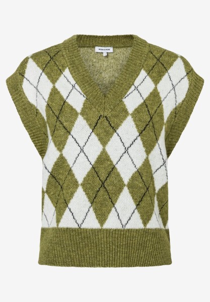 Pullunder mit Argyle-Muster