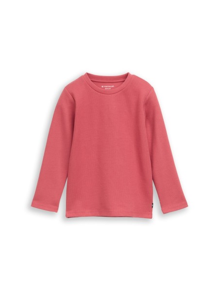 Langarmshirt mit Rundhalsschnitt
