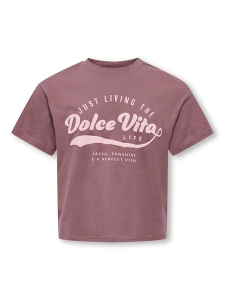 KOGVILLA LIFE S/S BOXY PRINTED TOP JRS