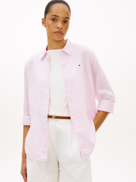Relaxed Fit Pure Linen Shirt