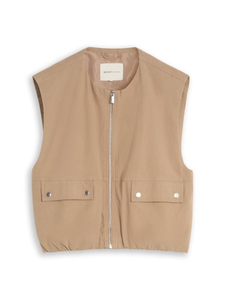 Loose Fit Weste mit Taschen