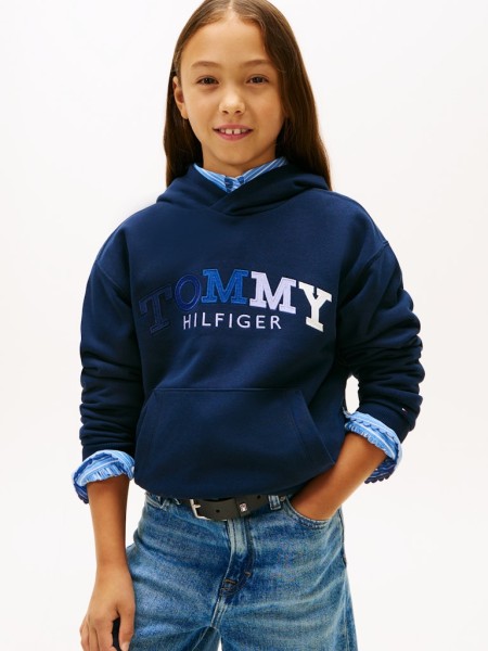 TOMMY EMB BOYFRIEND HOODIE