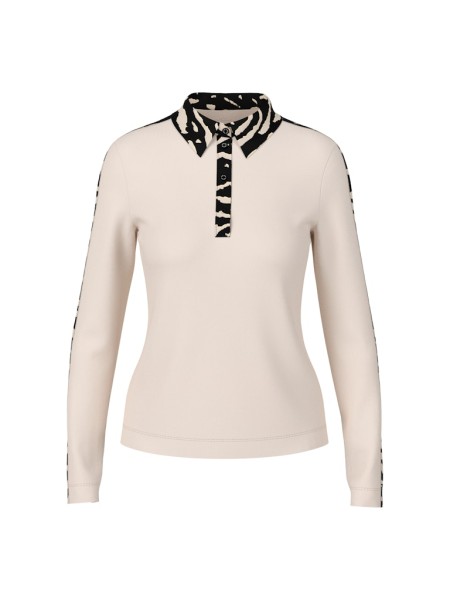 Langarmshirt mit Animal Details