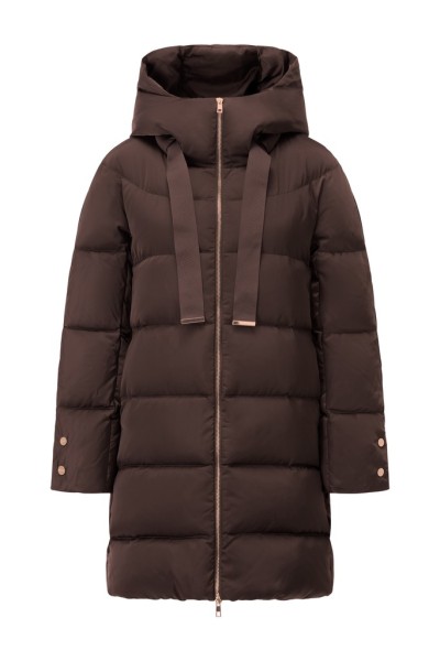 Hooded Midilength Puffer Jacket