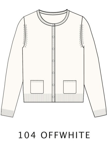 Rdh.-Cardigan, 1/1 Arm, uni