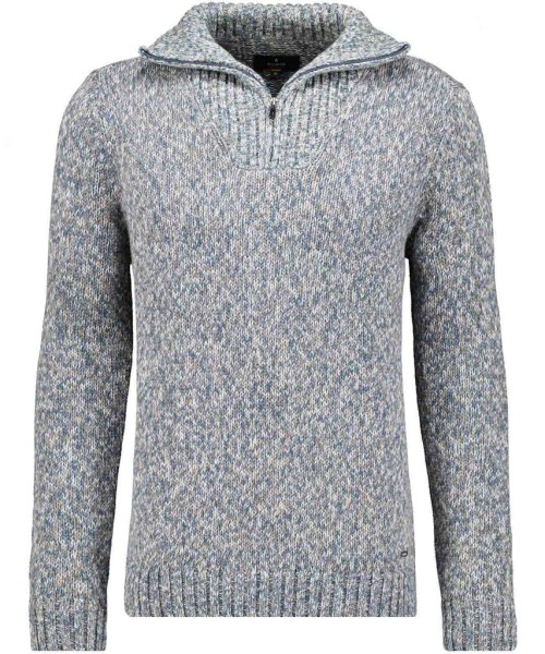 Troyer-Strickpullover Tweed