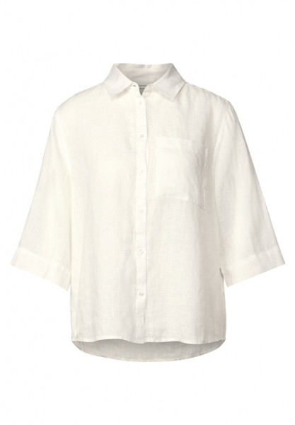 Leinen-Hemdbluse