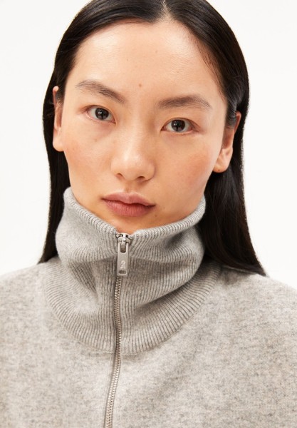 COTTON-WOOL KNIT JACKET