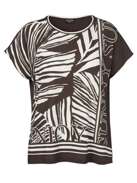 T-Shirt Rundhals 1/2 Arm Druck