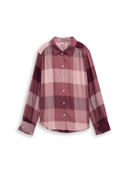 Plus Size - Hemdbluse mit Karomuster