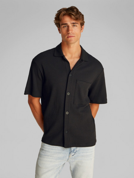 CHUNKY WAFFLE SS HWK OVERSHIRT