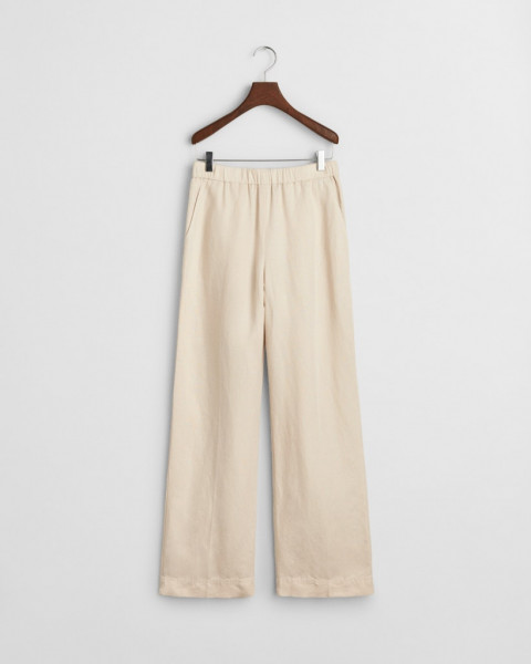 Relaxed Fit Leinenmix Pull-On Hose