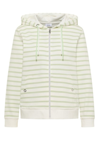 Langarm Jacke mit Kapuze und Struktur