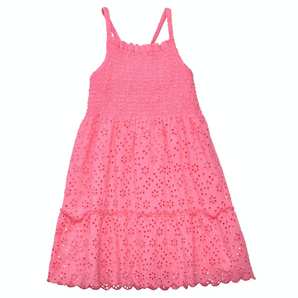 Kleid mit Lochstickereien