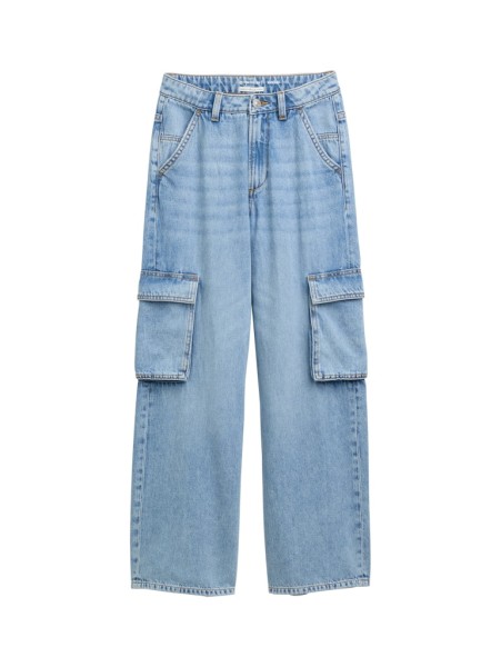Wide Leg Cargo Jeans