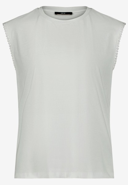 Jersey-Top mit Rundhalsausschnitt