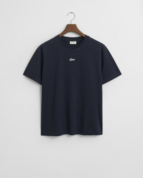 T-Shirt mit kleiner Grafik