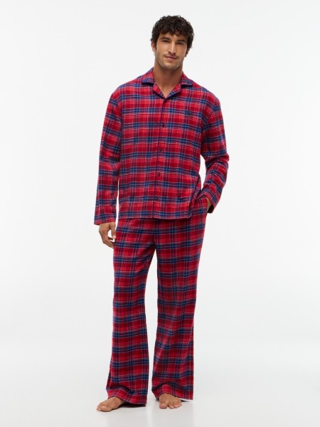 FLANNEL FAMILY PJ SET SHIRT