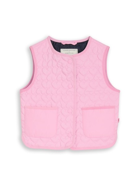 Steppweste mit Herzmuster